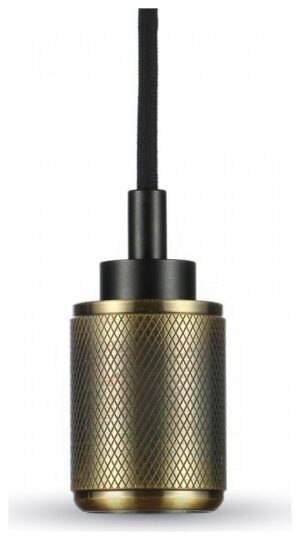 Κρεμαστό Φωτιστικό V-TAC Αλουμίνιο Διχτυωτό Χρώμα Μπρονζέ με ντουί Ε27 3813