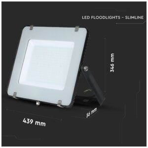 V-TAC LED Προβολέας 200W SAMSUNG CHIP SMD Μαύρος Ψυχρό Λευκό 5 χρόνια εγγύηση 419