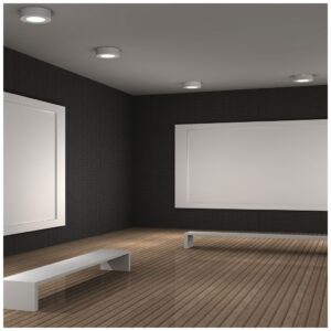 V-TAC LED panel επιφανειακό 12W 4000K Φυσικό λευκό Στρογγυλό