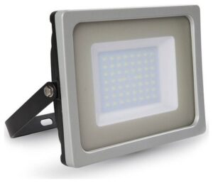 V-TAC LED Προβολέας 50W SMD Γκρί-Μαύρο Ψυχρό Λευκό