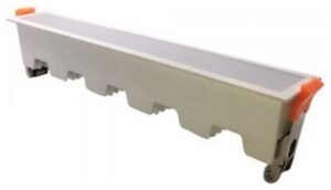 LED V-TAC Γραμμικό Χωνευτό Φωτιστικό Λευκό Slim 20W Θερμό Λευκό