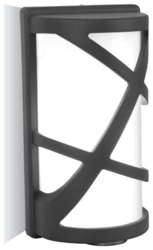 V-TAC Επιτοίχια Απλίκα Βεράντας Κήπου με ντουι Ε27  Μαύρο Ματ IP44