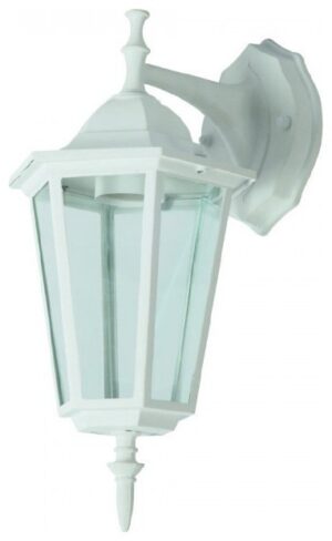 V-TAC Επιτοίχια Απλίκα Φαναράκι προς τα κάτω Λευκό Ματ με ντουί Ε27 IP44 7069