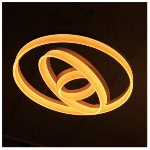 Soft Light V-TAC Κυκλικός Πολυέλαιος με τρεις δακτυλίους 80W Φ60 Θερμό Λευκό