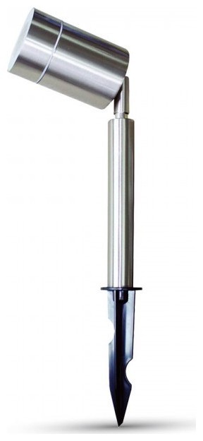 V-TAC Σποτ Καρφί Κήπου Αλουμινίου Χρώμιο με ντουί GU10 7518