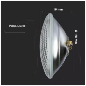 LED Λαμπήρας για πισίνα 8 W PAR56 Μπλε φωτισμός