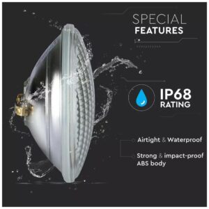 LED Λαμπήρας για πισίνα 12 W PAR56 Ψυχρό Λευκό
