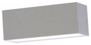 V-TAC LED Φωτιστικό Τοίχου Πάνω - Κάτω Soft Light Αδιάβροχο 12W Γκρι Φως Ημέρας 8243