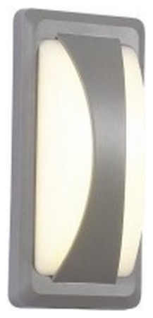 V-TAC LED Φωτιστικό Τοίχου Δεξιά - Αριστερά Soft Light Αδιάβροχο 12W Γκρι Ψυχρό Λευκό 8247