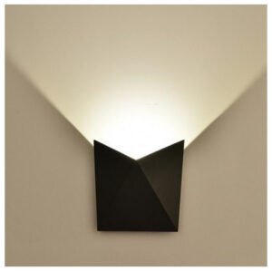 Φωτιστικό Τοίχου Απλίκα V-TAC Αλουμινίου Μαύρο 5W Θερμό Λευκό 8282