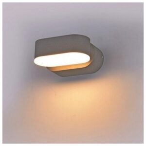 Φωτιστικό Τοίχου Απλίκα V-TAC Κινητή Γκρι 6W IP65 Θερμό Λευκό 8290