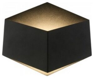 Φωτιστικό Τοίχου Απλίκα V-TAC 3W Μαύρο Τετράγωνο IP20 Bridglux Chip Θερμό Λευκό 3000Κ 8346