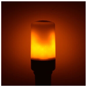 LED Λάμπα V-TAC E27 4W Με Εφέ Φλόγας Θερμό 1800K