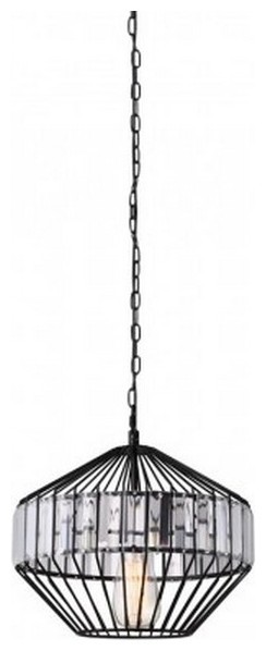 Κρεμαστό Φωτιστικό V-TAC με Μεταλλικό Πλέγμα και Πρίσματα W/Crystal Middle με ντουί Ε27 3956