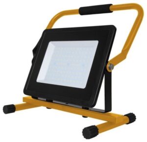 LED Προβολέας V-TAC 100W με Stand και Σούκου Πρίζα  SLIM SMD Ψυχρό Λευκό 5932