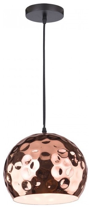 Κρεμαστό Φωτιστικό V-TAC  ROSE GOLD Χαλκός με ντουί Ε27 Φ250 3717