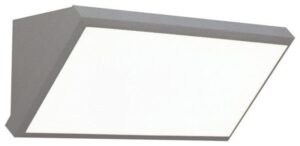 V-TAC LED Φωτιστικό Τοίχου Soft Light Αδιάβροχο 20W Γκρι Φως Ημέρας 8237