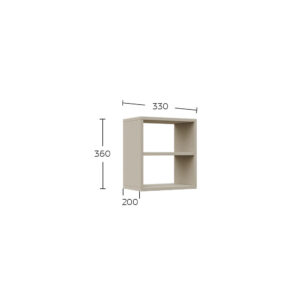 Κρεμαστό Ράφι Shelf Cashmere 33x20x36cm
