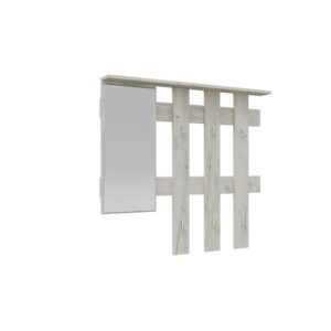 Σετ Εισόδου Reno-B Λευκό 160x32x200cm