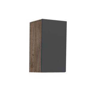 Σύνθεση τηλεόρασης Callisto Σκούρο Δρυς-Γραφίτης 200x40x180cm