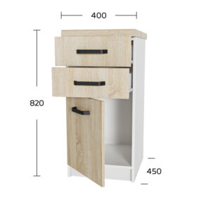 Anita Κάτω Ντουλάπι-Συρταριέρα Σονόμα 40x60x82cm