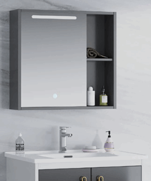 Καθρέφτης ISABEL LED 70cm. χρ. ANTHRACITE κωδ. 3MISA070AN