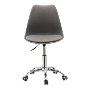 Καρέκλα γραφείου εργασίας Gaston II pakoworld PP-PU γκρι