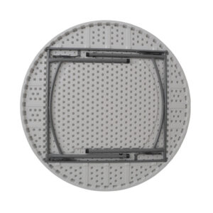 Τραπέζι μονοκόμματο catering-συνεδρίου Comfort pakoworld λευκό στρόγγυλο Φ150x74εκ