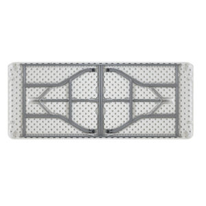 Τραπέζι catering Rodeo pakoworld πτυσσόμενο-βαλίτσα λευκό 240x76x74εκ