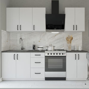 Κουζίνα Melisa Modest 6 Τεμαχίων Λευκή