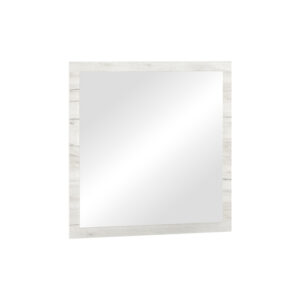 Τουαλέτα-καθρέπτης Neruda pakoworld λευκό antique-oak 114,5x39,5x76εκ