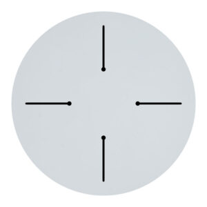 Επιφάνεια τραπεζιού Fervor pakoworld HPL ivory Φ69εκ πάχους 12mm