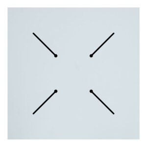 Επιφάνεια τραπεζιού Fervor pakoworld HPL ivory 70x70εκ πάχους 12mm