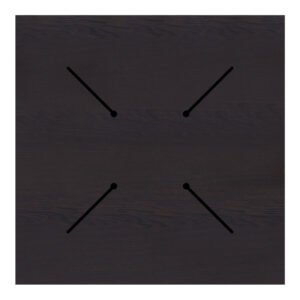 Επιφάνεια τραπεζιού Portico pakoworld HPL wenge 69x69εκ πάχους 12mm