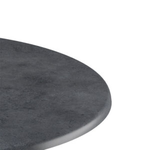 Επιφάνεια τραπεζιού Sizzle pakoworld Werzalit ανθρακί cement Φ70εκ πάχους 25mm