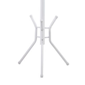 Καλόγερος ρούχων Piero pakoworld μέταλλο λευκό Φ44x181εκ