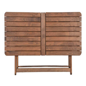 Τραπέζι Retto pakoworld μασίφ ξύλο οξιάς καρυδί εμποτισμού 140x80x76εκ