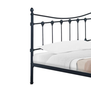 Κρεβάτι Beowulf pakoworld μαύρο μεταλλικό 140x190εκ