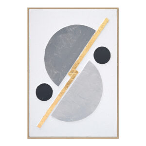 Πίνακας σε καμβά Geometric 3D Inart 52x4.5x72εκ