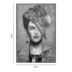 Πίνακας σε καμβά Frilo Inart με πλαίσιο 80x3x120εκ