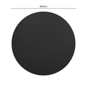 Επιφάνεια τραπεζιού Sensie pakoworld τ.Werzalit ανθρακί Φ60εκ