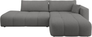Γωνιακός Καναπές Furyn Otwarty-Δεξιά-Γκρι