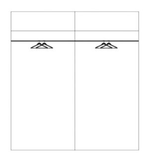 Ντουλάπα Rimino συρόμενη