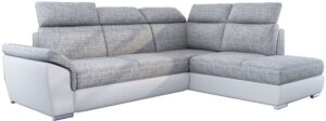 Γωνιακός καναπές Lorenzo-Δεξιά-Leuko - Gkri anoixto