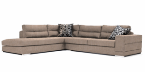 Γωνιακός καναπές Caza-Δεξιά-280φ 220β-Μπεζ