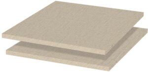 Σετ 2 ράφια ντουλάπας Agate mini