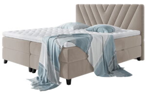 Επενδυμένο κρεβάτι Romantic-160 x 200 εκ.-Mpez