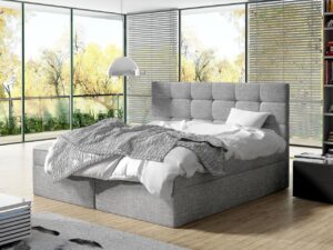 Επενδυμένο κρεβάτι Luanda-180 x 200-Gkri Anoixto