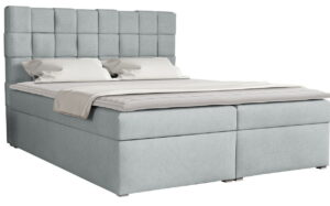 Επενδυμένο κρεβάτι Malmo Box-Gkri Anoixto-140 x 200