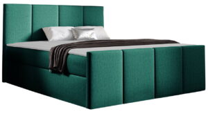 Επενδυμένο κρεβάτι Lars-Prasino-120 x 200